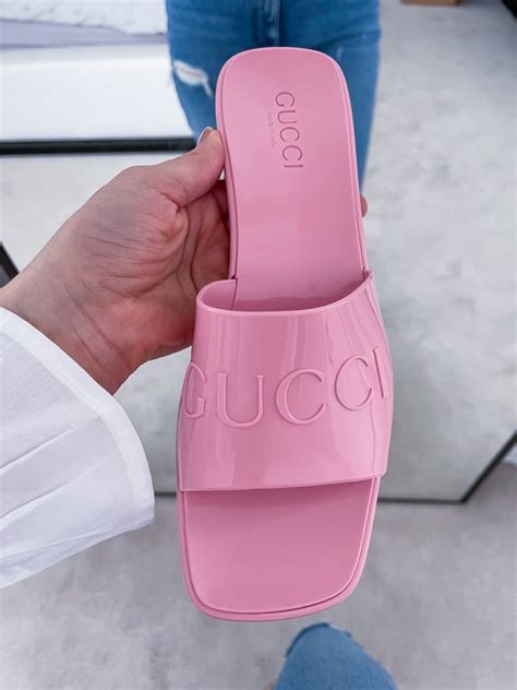 fake gucci jelly shoes